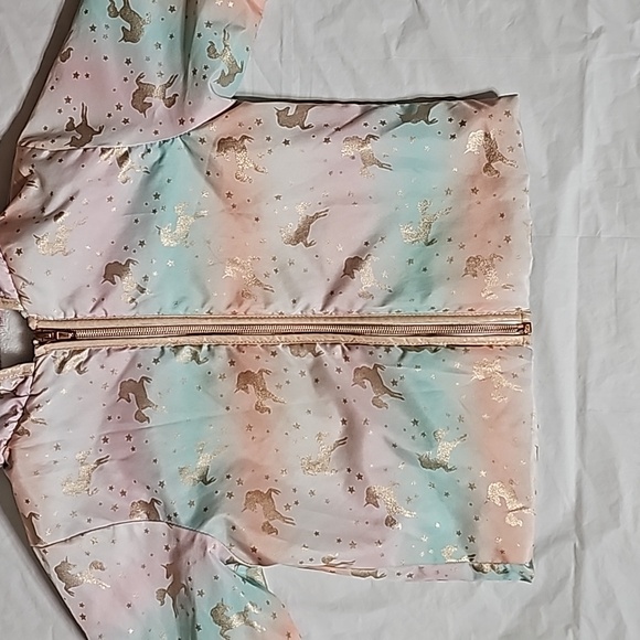 penelope mack ltd Girls Size 2T Multicolor Unicorn Hooded Zippered Jacket Used - Picture 5 of 12
